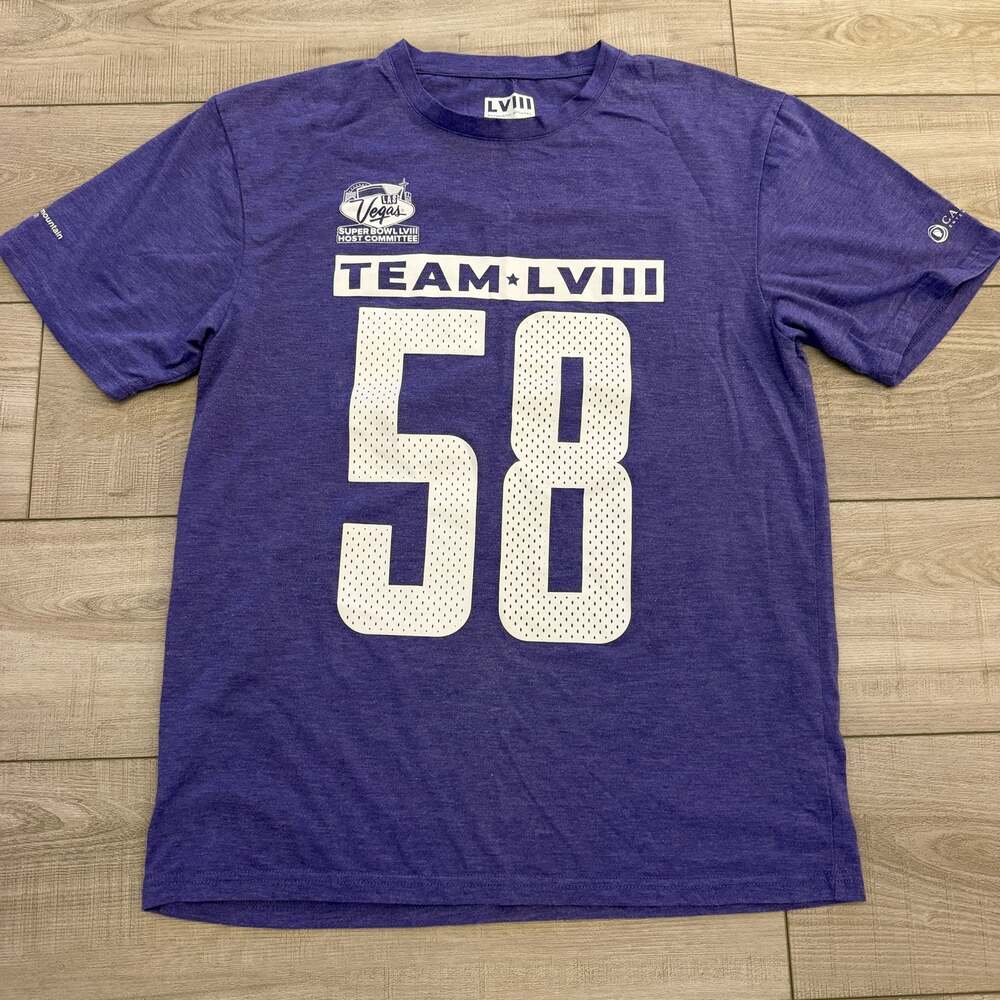 Super Bowl LVIII Team 58 Volunteer T-Shirt Size L